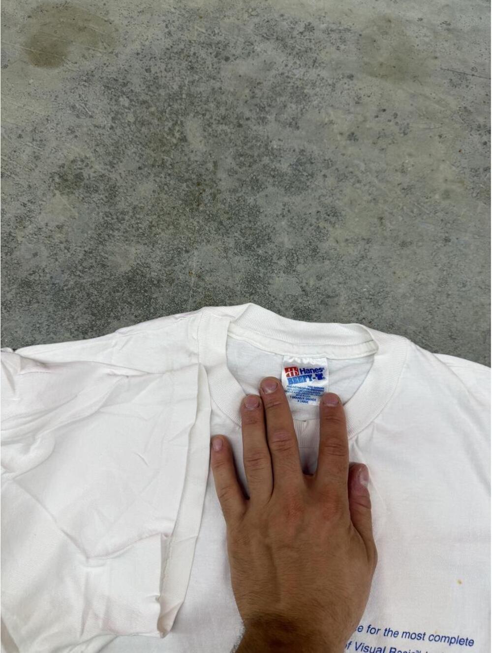 vintage crescent division of progress software corporation tech white shirt xl - Picture 5 of 5
